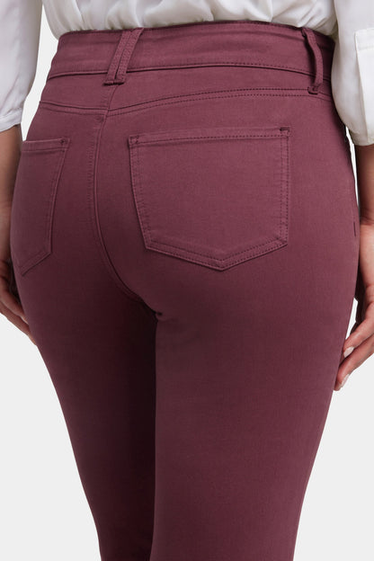 Marilyn Straight Jeans - Dark Cherry