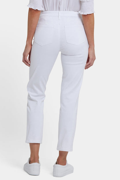 Sheri Slim Ankle Jeans - Optic White