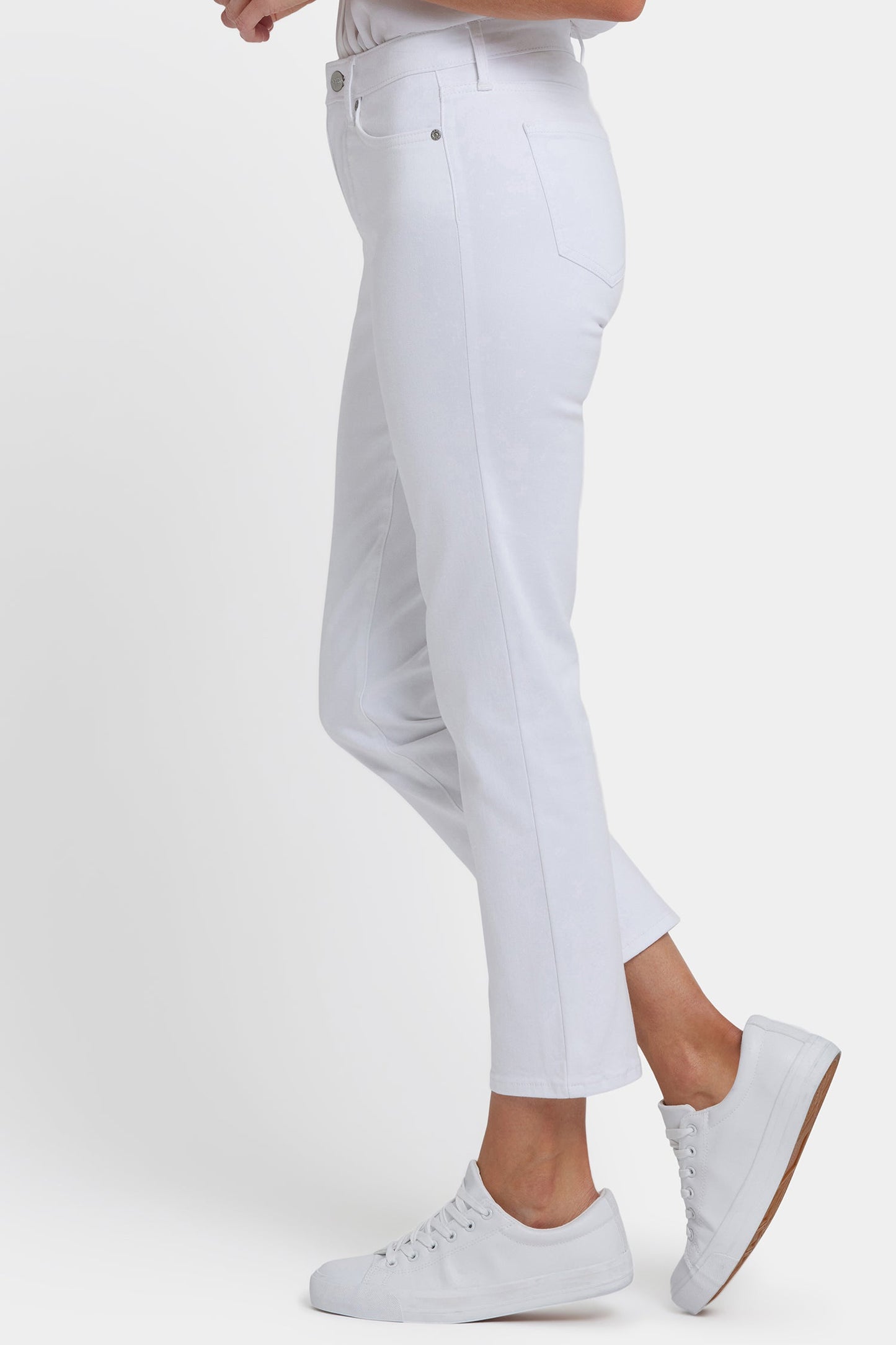 Sheri Slim Ankle Jeans - Optic White