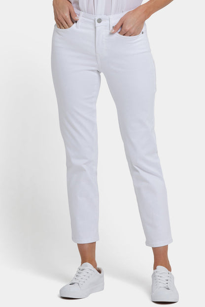 Sheri Slim Ankle Jeans - Optic White