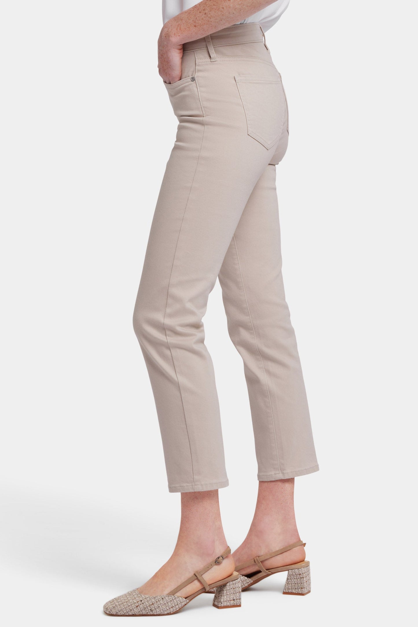 Sheri Slim Ankle Jeans - Feather