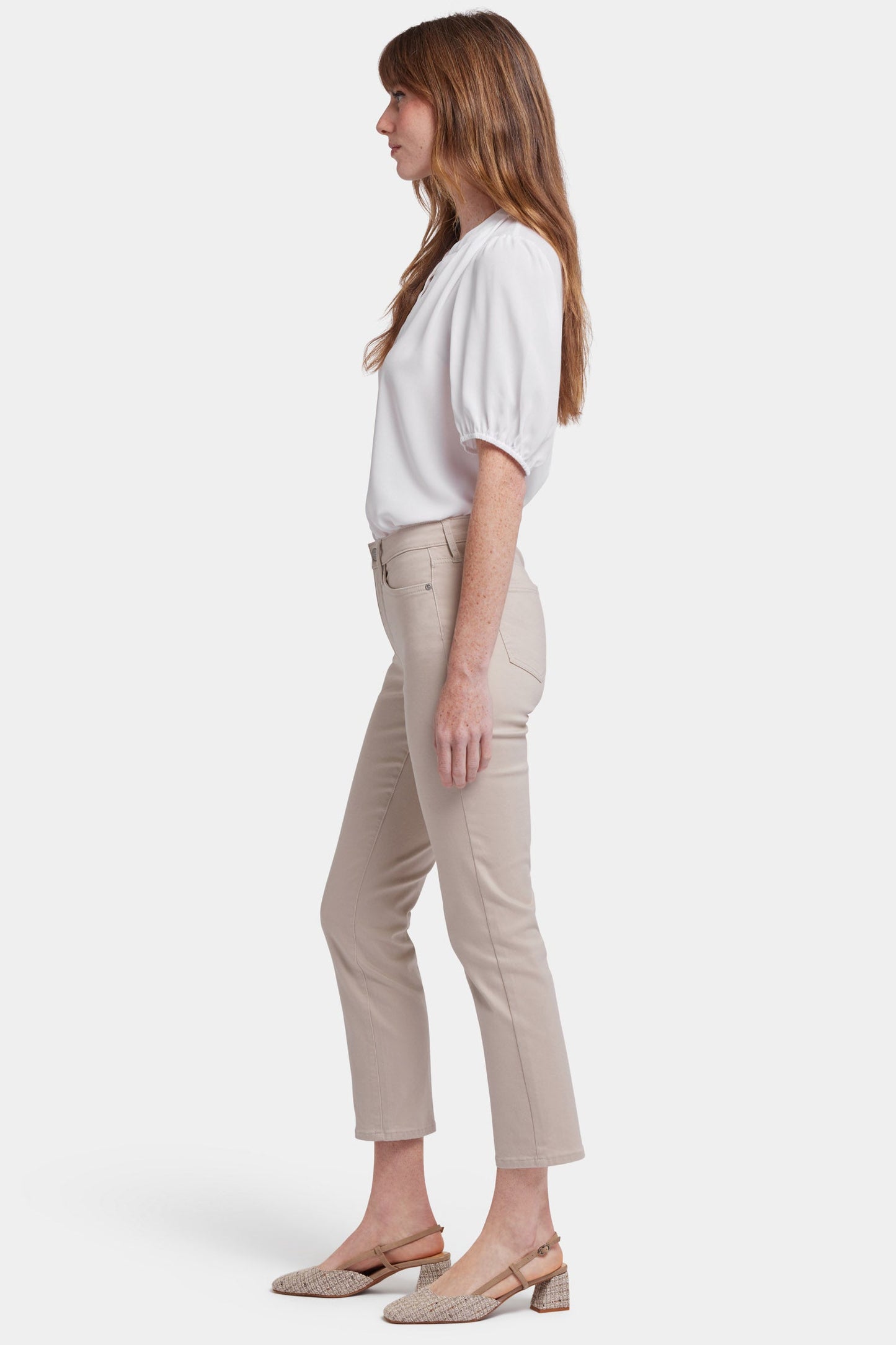 Sheri Slim Ankle Jeans - Feather