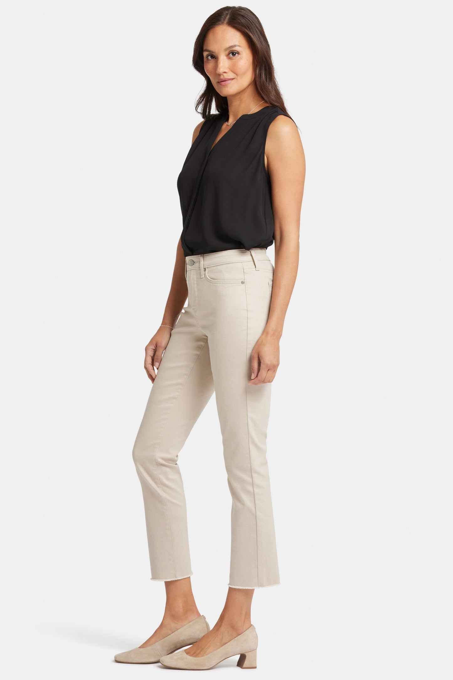 Sheri Slim Ankle Jeans - Feather