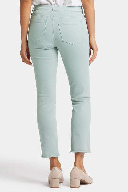Sheri Slim Ankle Jeans - Snowpass Mint
