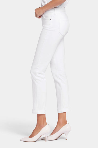 Sheri Slim Ankle Jeans - Optic White