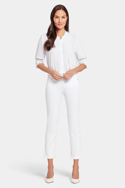 Sheri Slim Ankle Jeans - Optic White