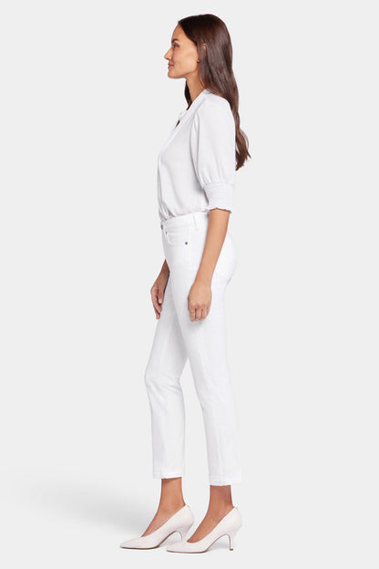 Sheri Slim Ankle Jeans - Optic White