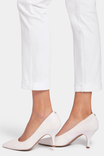 Sheri Slim Ankle Jeans - Optic White