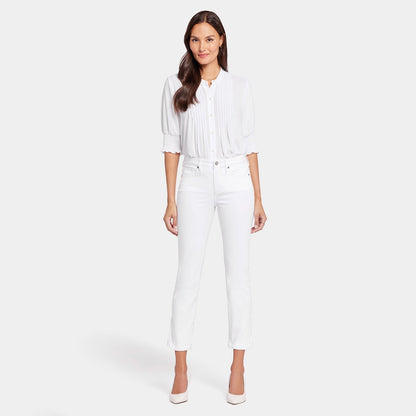 Sheri Slim Ankle Jeans - Optic White