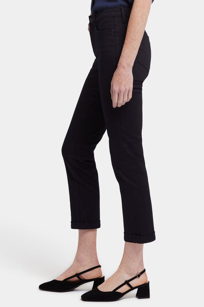 Sheri Slim Ankle Jeans - Black