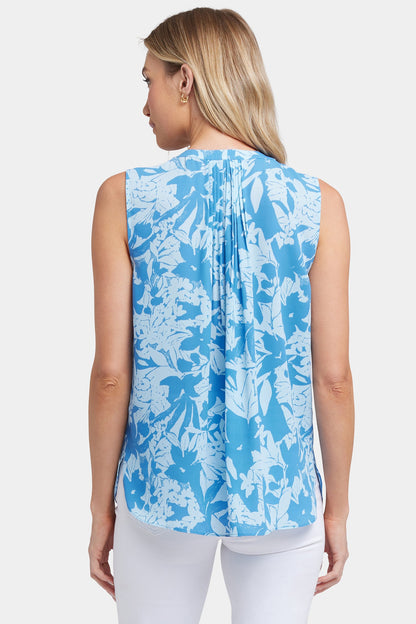 Sleeveless Pintuck Blouse - Bellavista