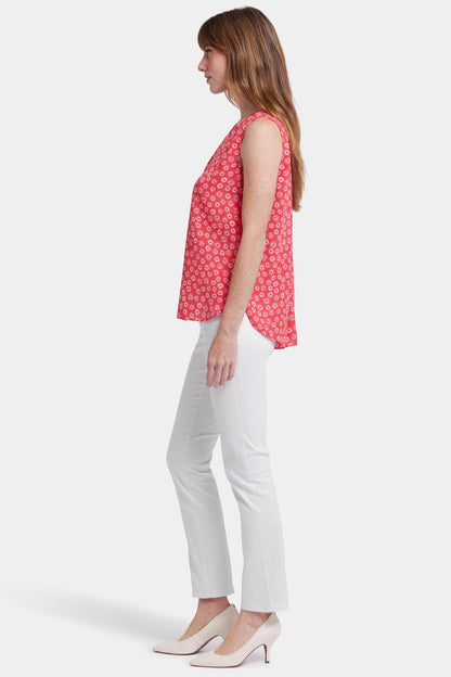 Sleeveless Pintuck Blouse - Teresita