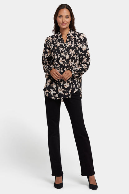 Pleated Front Tunic - Claudette