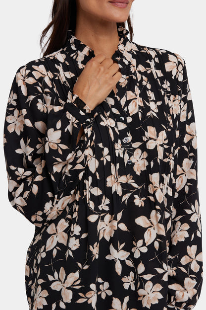 Pleated Front Tunic - Claudette