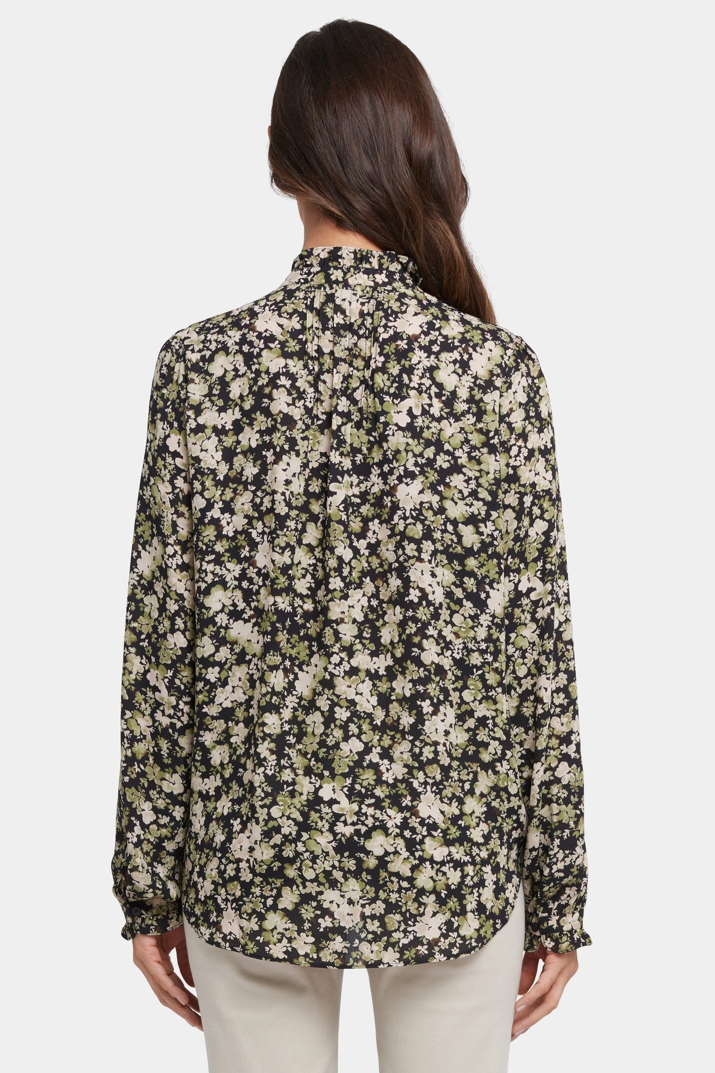 Pleated Front Tunic - Granada Garden