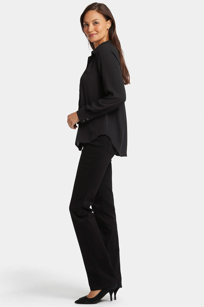 Tuxedo Blouse - Black