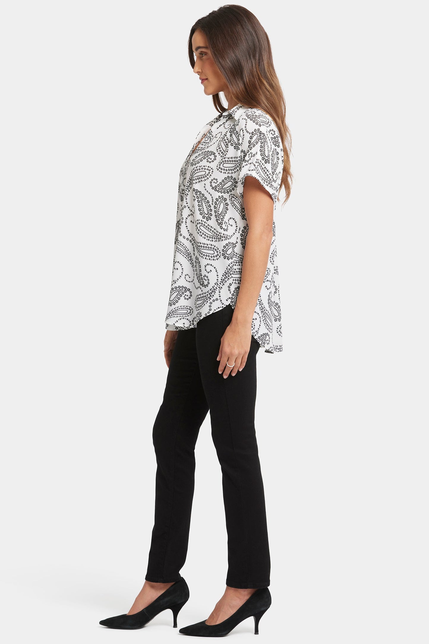 Becky Short Sleeved Blouse - Paislyn