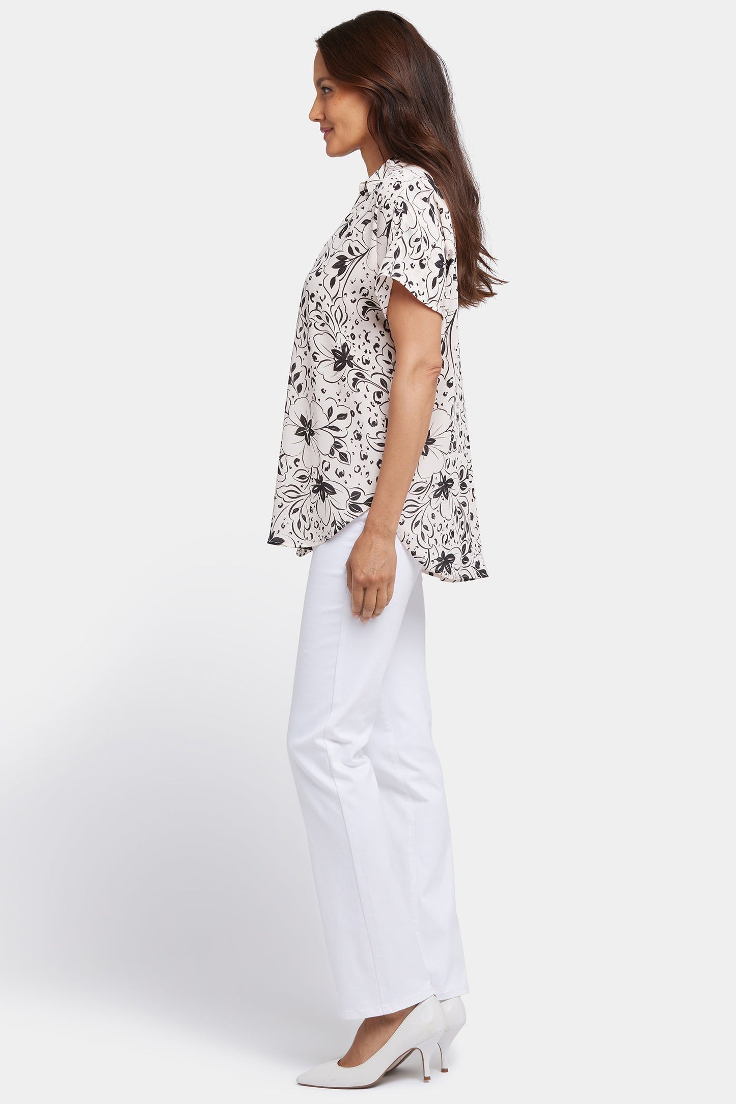 Becky Short Sleeved Blouse - Luna Flores
