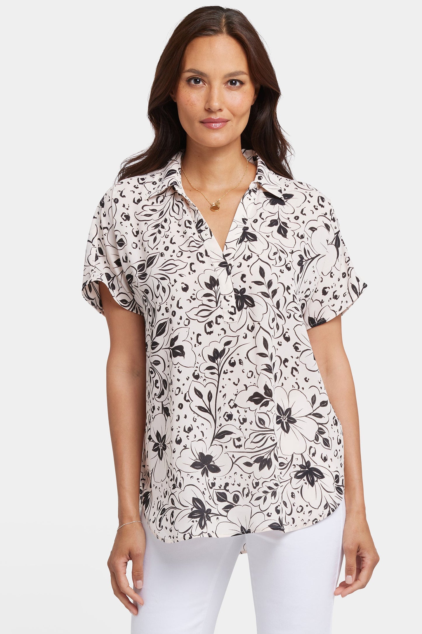 Becky Short Sleeved Blouse - Luna Flores