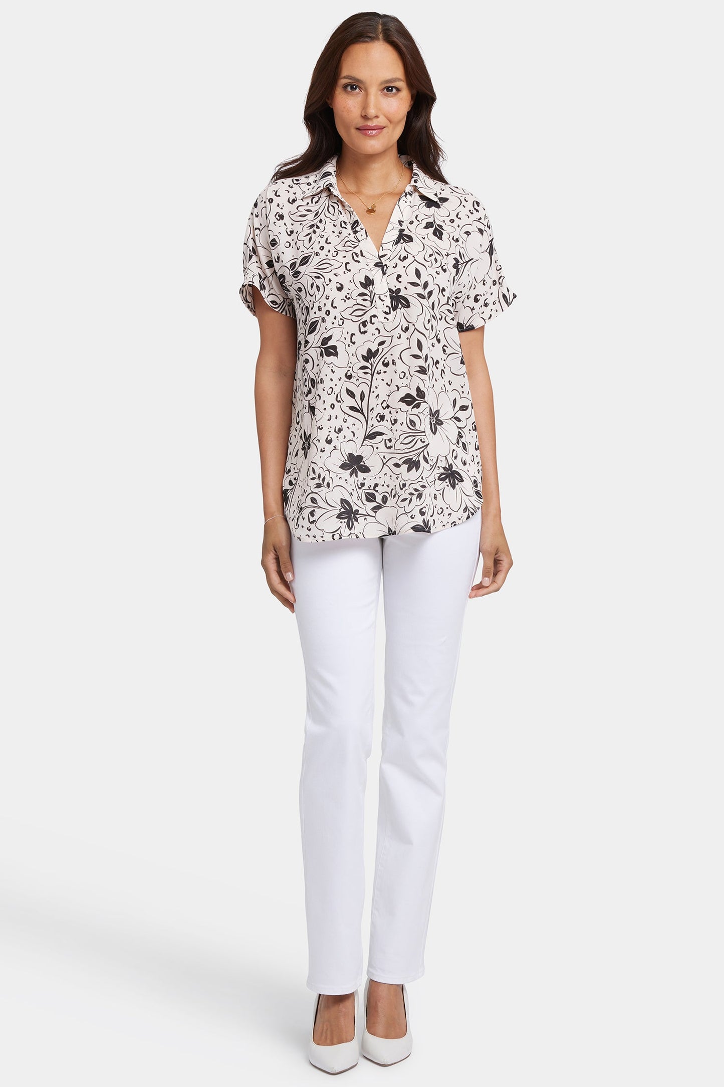 Becky Short Sleeved Blouse - Luna Flores
