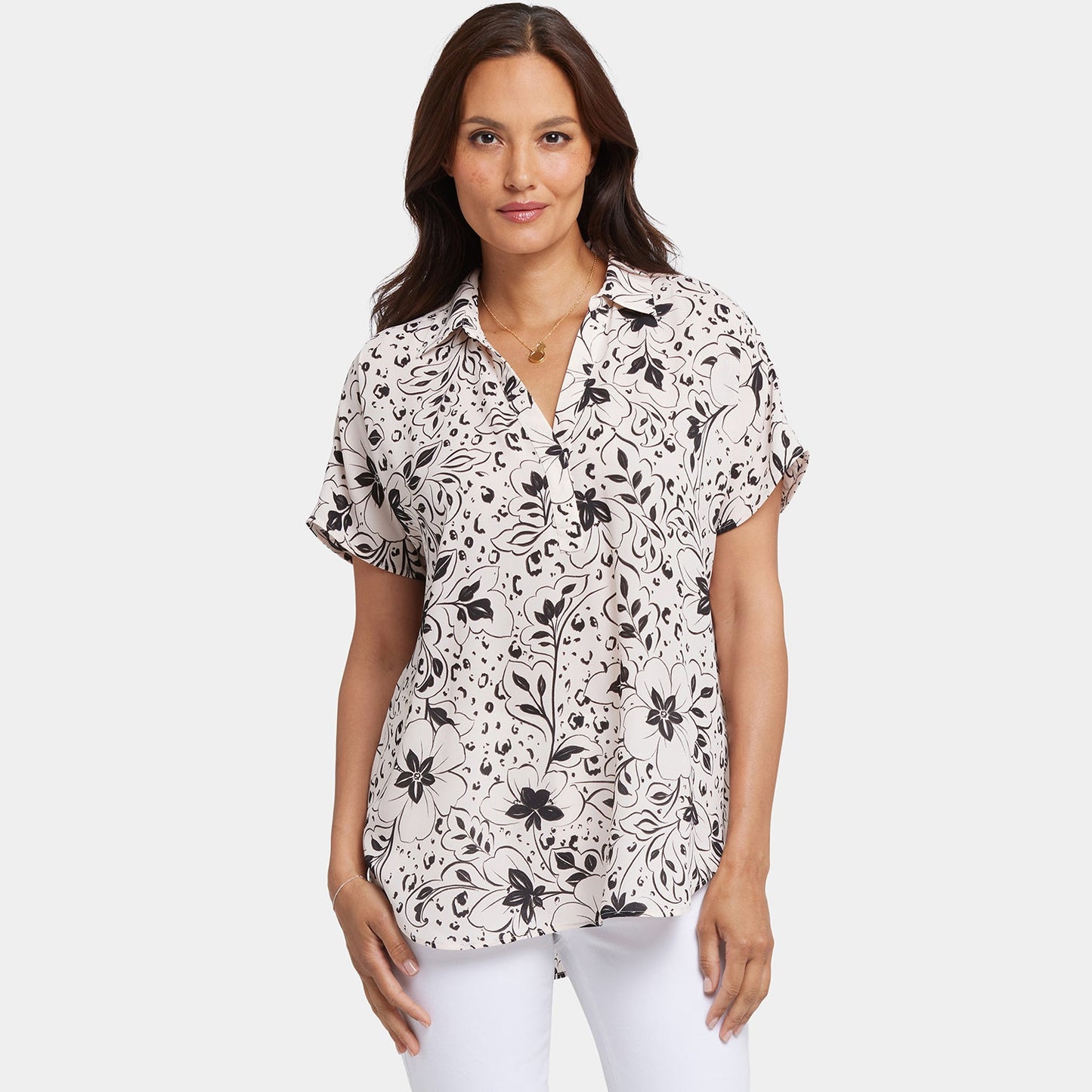Becky Short Sleeved Blouse - Luna Flores