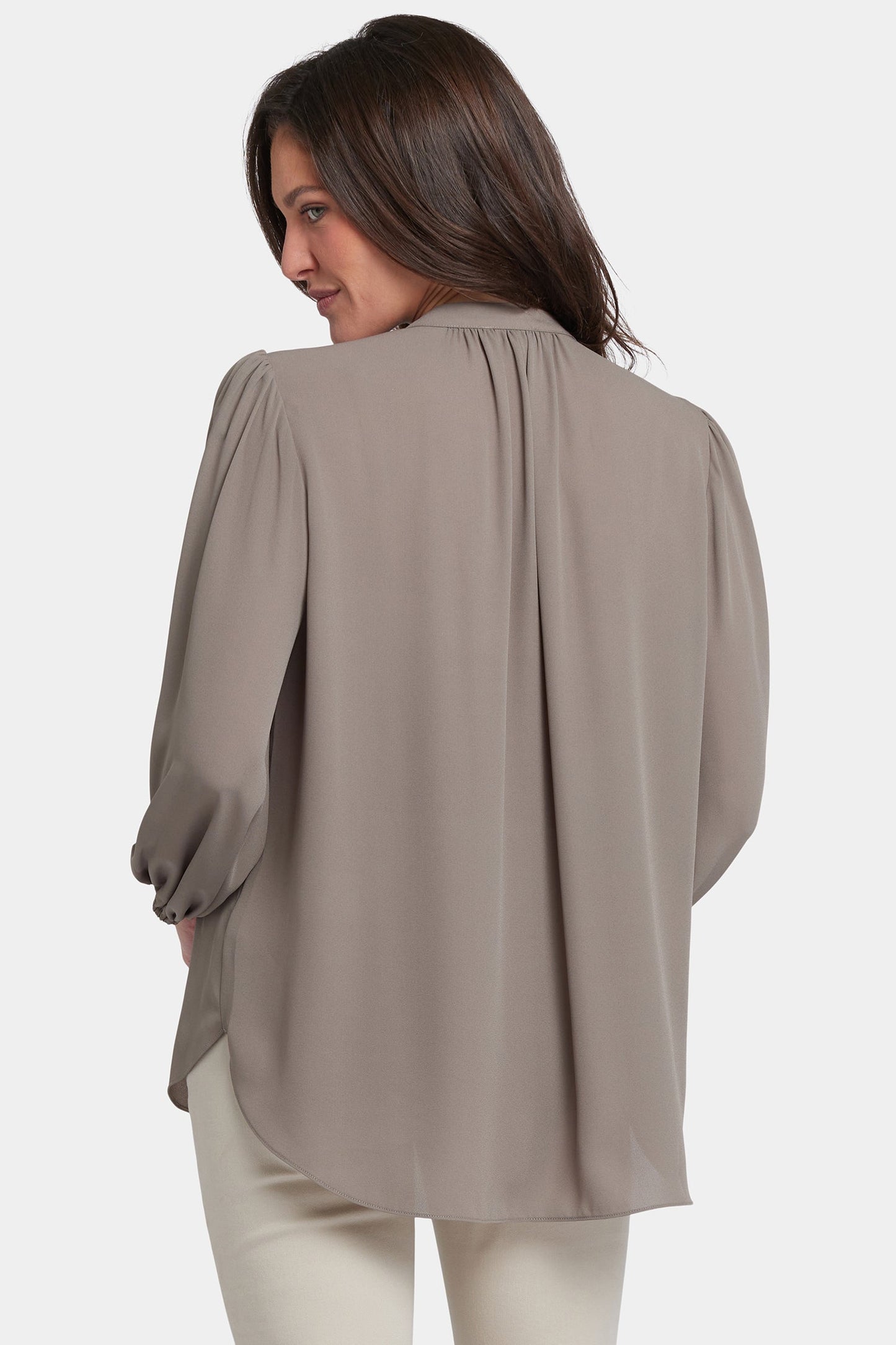 Puff Sleeved Popover Top - Saddlewood