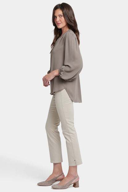 Puff Sleeved Popover Top - Saddlewood