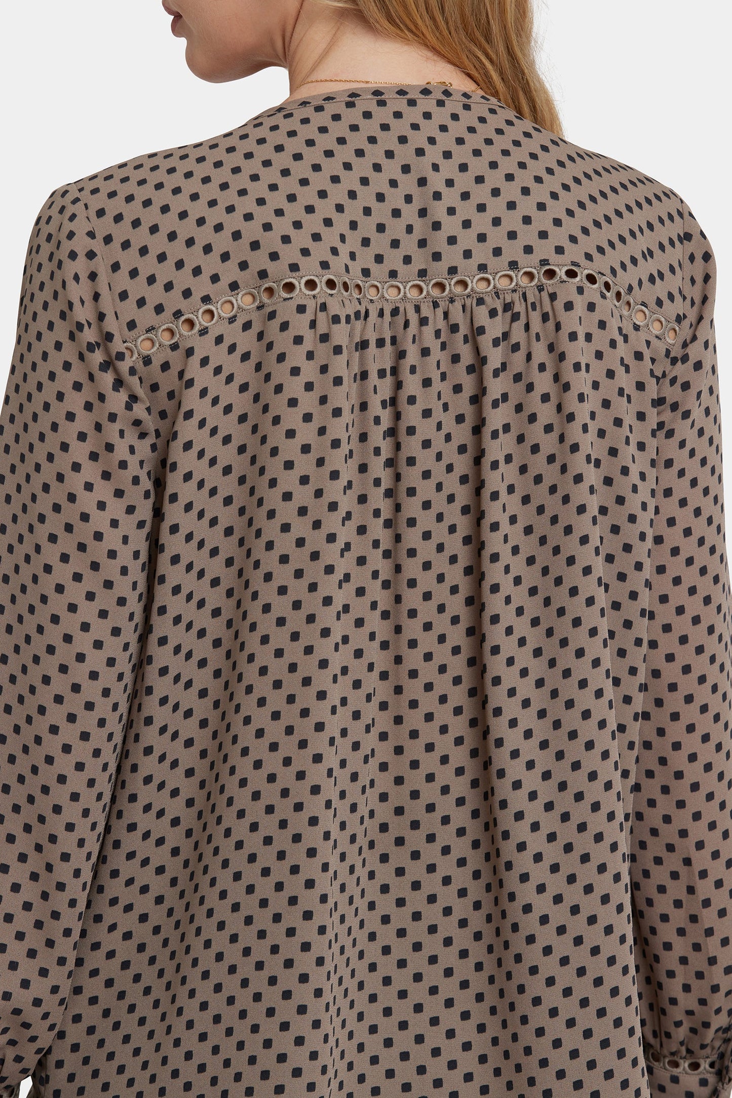 Liliana Peasant Blouse - Capucine Dots