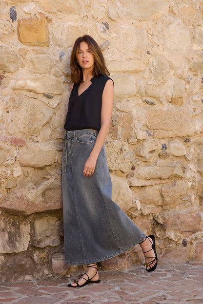 Sleeveless Gemma Blouse - Black