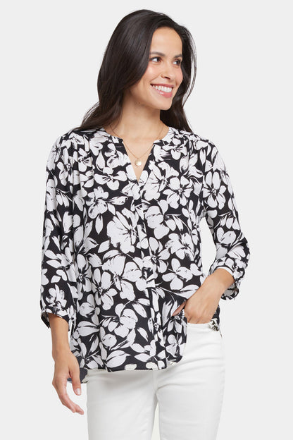Pintuck Blouse - Gran Via