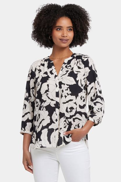 Pintuck Blouse - La Solana