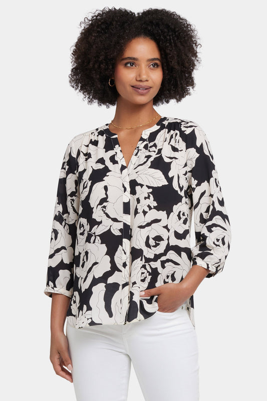 Pintuck Blouse - La Solana