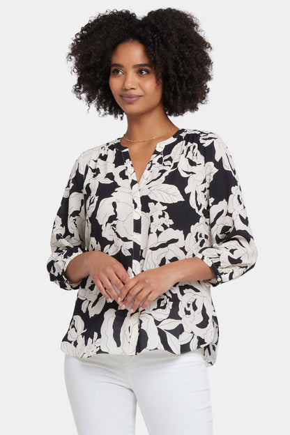 Pintuck Blouse - La Solana