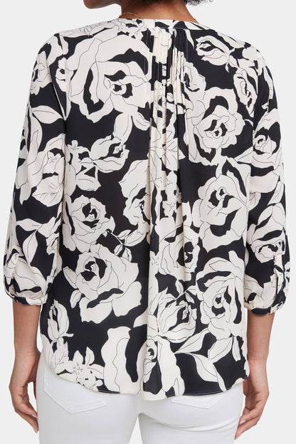 Pintuck Blouse - La Solana