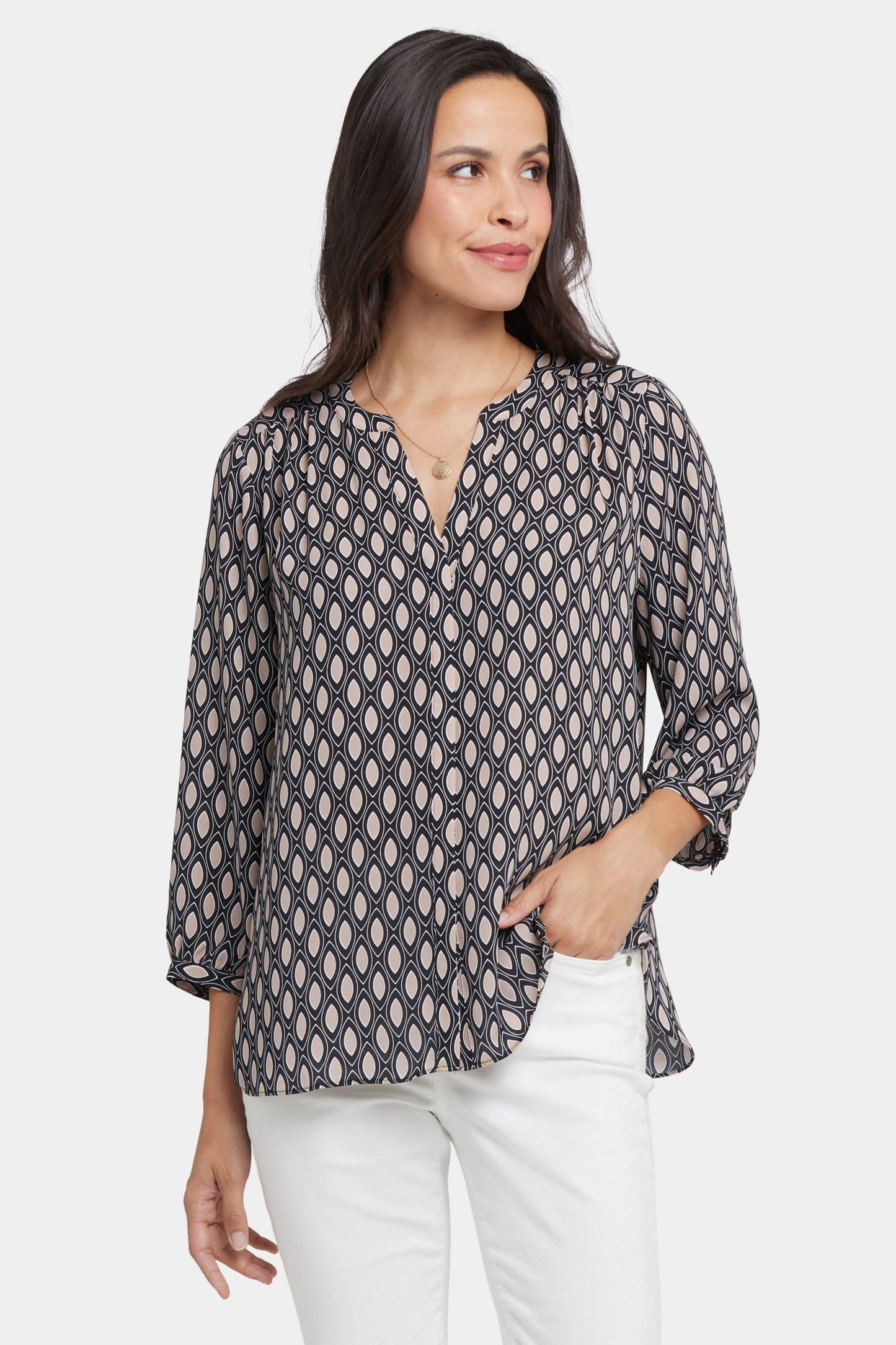 Pintuck Blouse - Roca Lissa