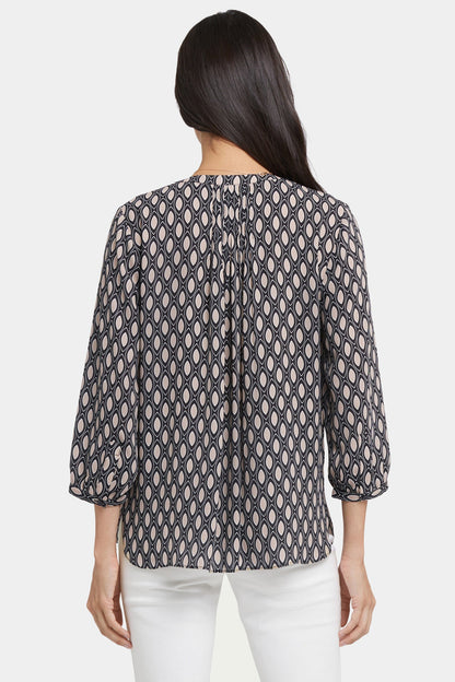 Pintuck Blouse - Roca Lissa