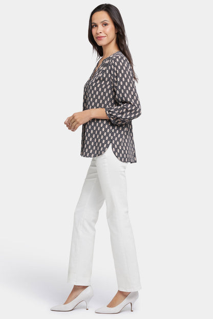 Pintuck Blouse - Roca Lissa