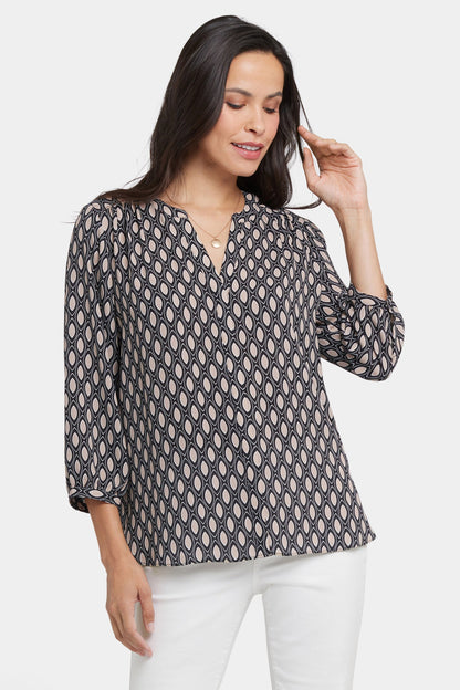 Pintuck Blouse - Roca Lissa