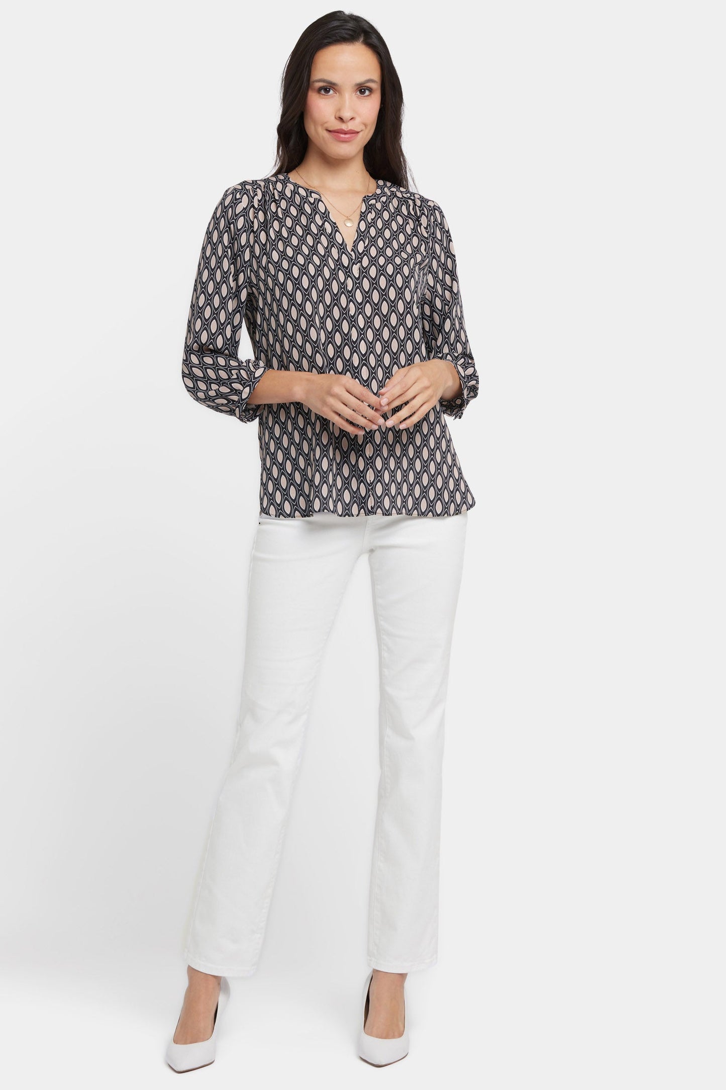 Pintuck Blouse - Roca Lissa