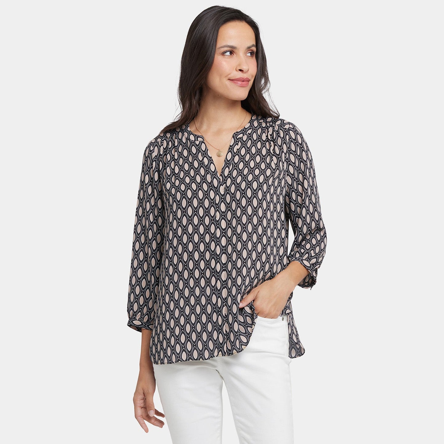Pintuck Blouse - Roca Lissa