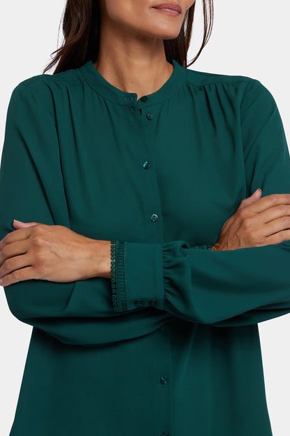 Janie Blouse - Pine Forest