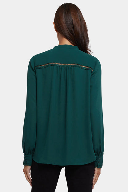 Janie Blouse - Pine Forest