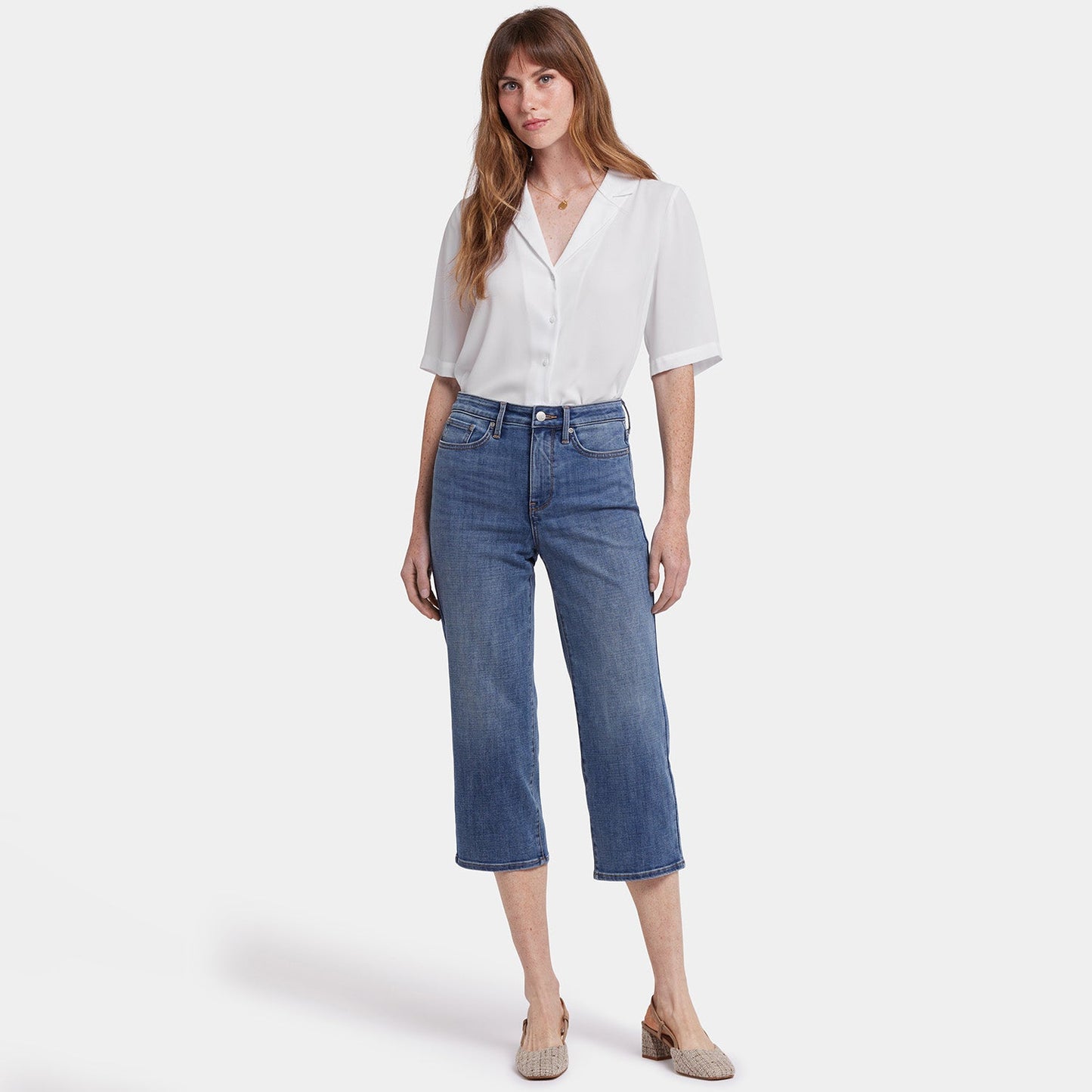 Joni Relaxed Capri Jeans - Majorca Bay