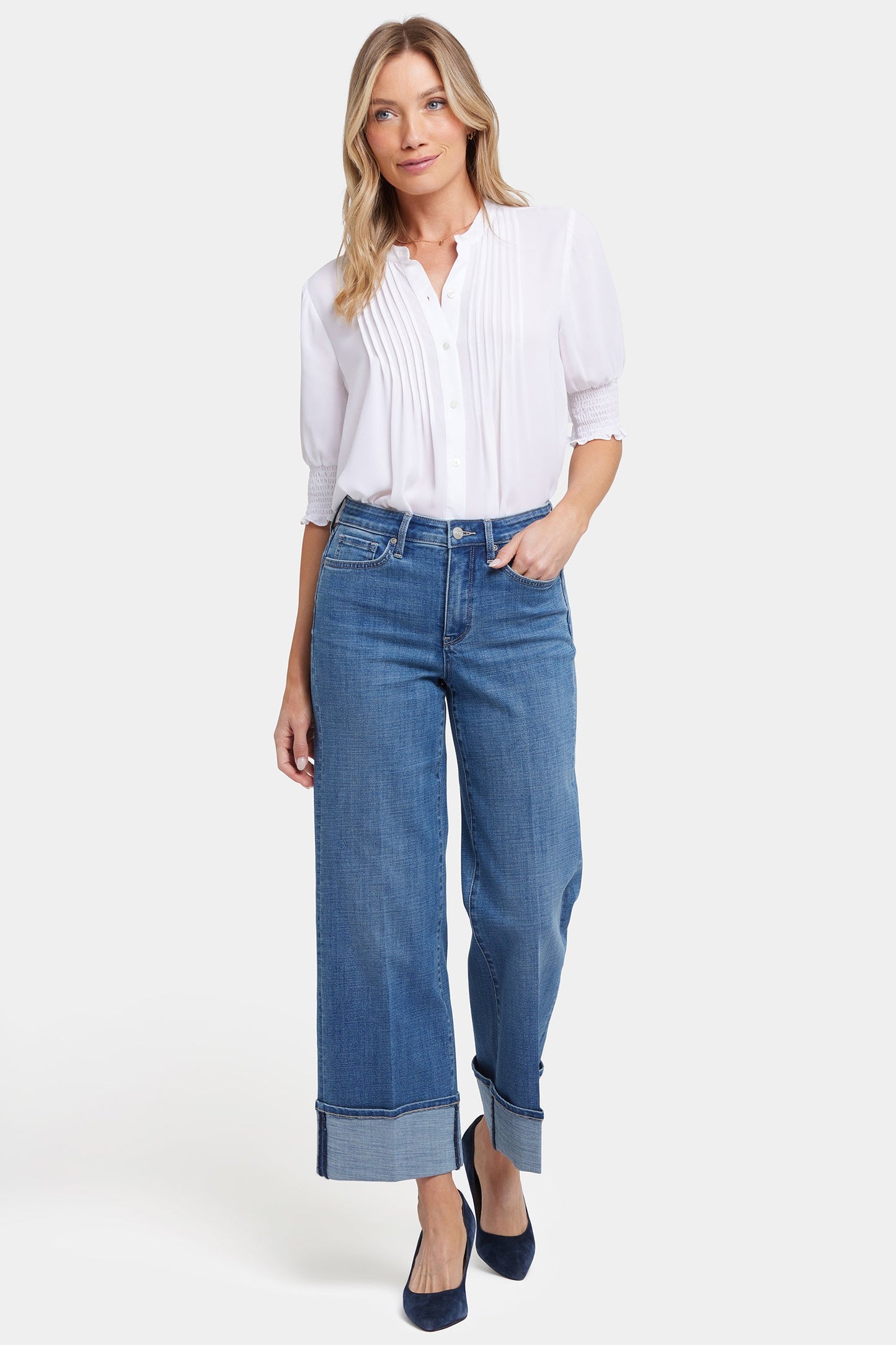Teresa Wide Leg Jeans  - Stillwater Lake