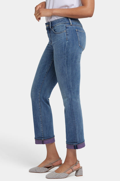 Marilyn Straight Ankle Jeans - Majorca Bay