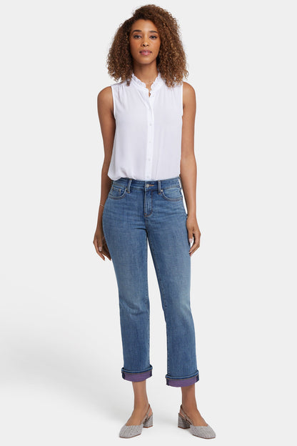 Marilyn Straight Ankle Jeans - Majorca Bay