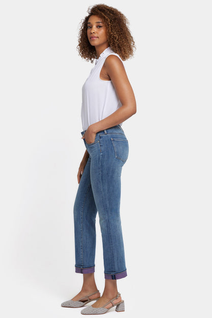 Marilyn Straight Ankle Jeans - Majorca Bay
