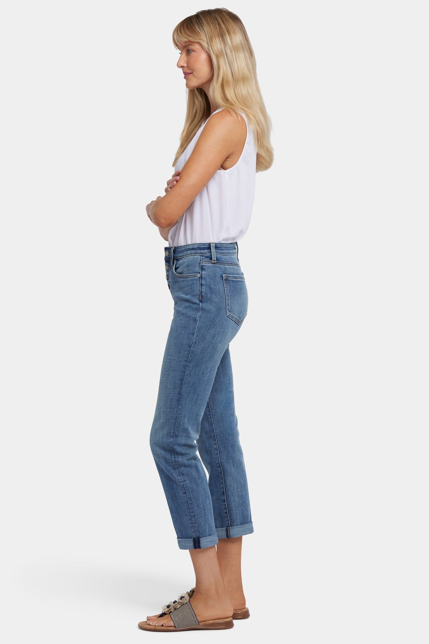 Sheri Slim Ankle Jeans - Majorca Bay