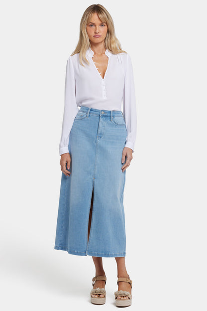 High Rise Long Skirt - Canary Beach