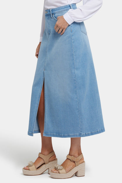 High Rise Long Skirt - Canary Beach